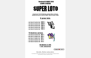 SUPER LOTO de l'USCN